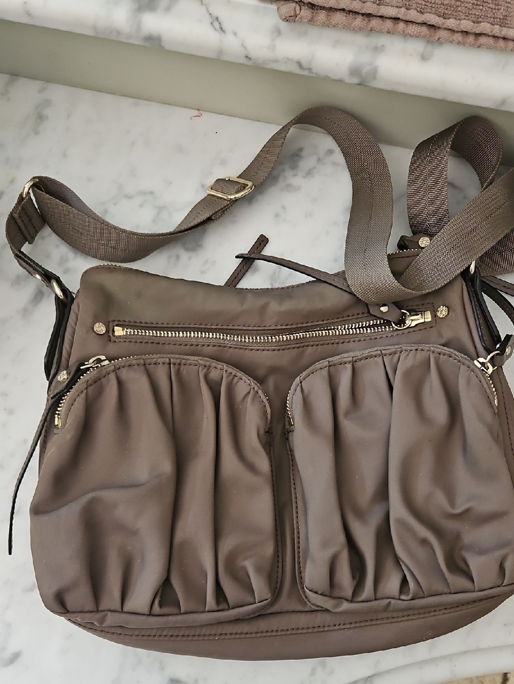 MZ Wallace Women’s Brown Crossbody Shoulder Bag